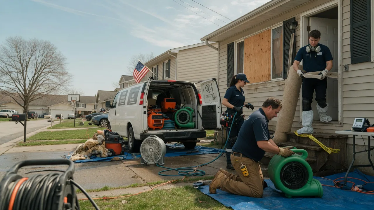 Water Damage Restoration in Dime Box, TX near me